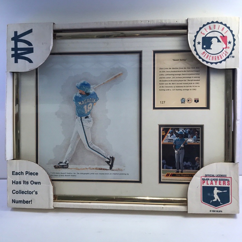 1993 Dave Magadan‎ Florida Marlins Memorabilia